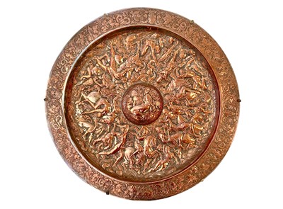 Lot 83 - An Elkington style electrotype plaque.