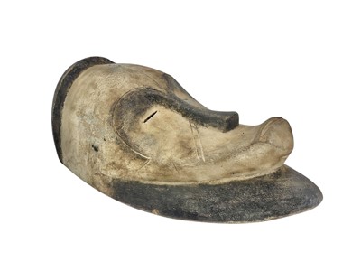 Lot 39 - Three carved wood African Fang masks.