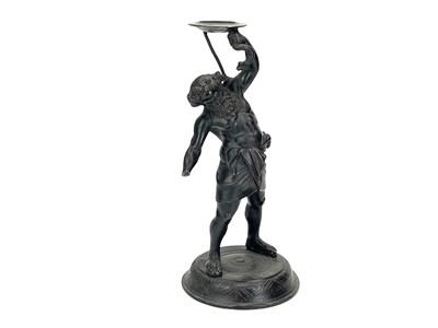 Lot 120 - An Italian bronze figure of Bacchus.