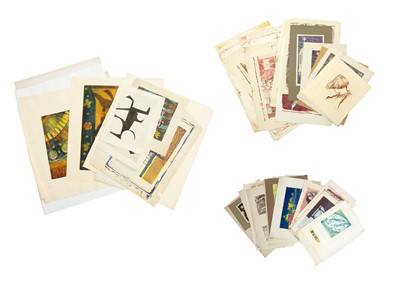 Lot 163 - A portfolio of etchings and screenprints