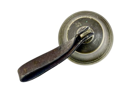Lot 10 - A rare Devon Evening Express handbell.