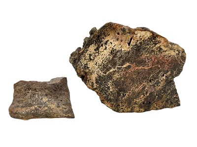 Lot 164 - Two good and heavy cassiterite specimens.