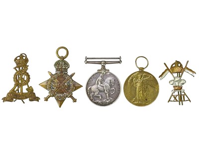 Lot 548 - A WWI Trio to 12100 Pte W A Froome K R Rif C.