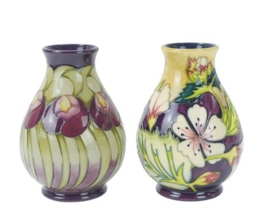 Lot 242 - Two Moorcroft pottery vases.