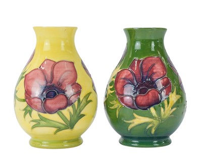 Lot 269 - Two Moorcroft 'Anemone' vases.