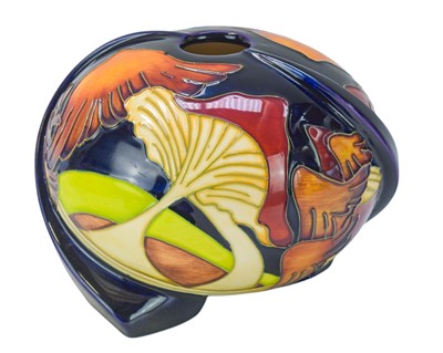 Lot 235 - A Moorcroft 'Parasol Dance' squat vase.