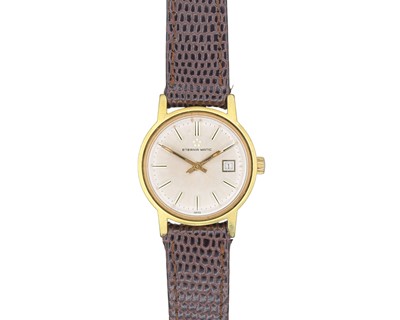 Lot 1055 - ETERNA - An Eterna-Matic gold-plated lady's automatic wristwatch.