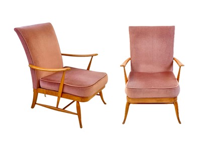 Lot 286 - A pair of Ercol lounge chairs.