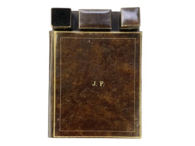 Lot 116 - An early 20th century Walter Jones of Sloane Street gilt tooled leather travel desk pad.