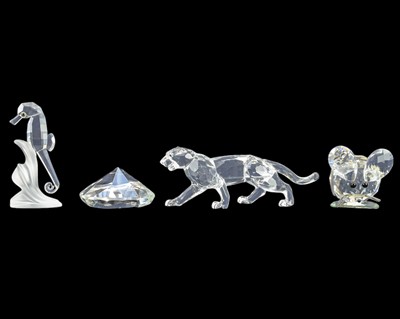Lot 253 - Three pieces of Swarovski Crystal.