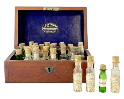 Lot 1 - An Ashton & Parsons homeopathic pharmacy box.