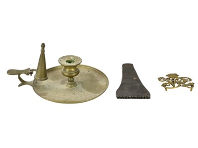 Lot 19 - A Victorian gilt badge with V R monogram.