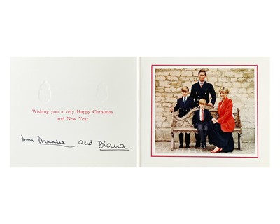 Lot 204 - King Charles III, as The Prince of Wales & Diana, Princess of Wales