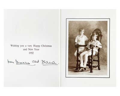 Lot 260 - King Charles III, as The Prince of Wales & Diana, Princess of Wales