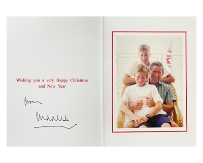 Lot 259 - King Charles III, as The Prince of Wales