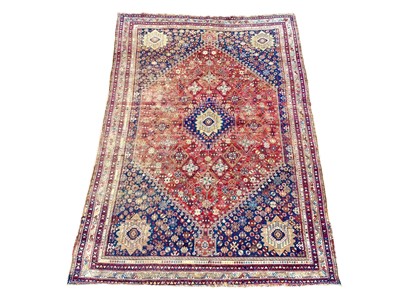 Lot 631 - A Tabriz carpet.
