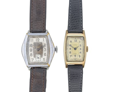 Lot 1169 - BENTIMA - An Art Deco stainless steel gentleman's manual wind wristwatch.