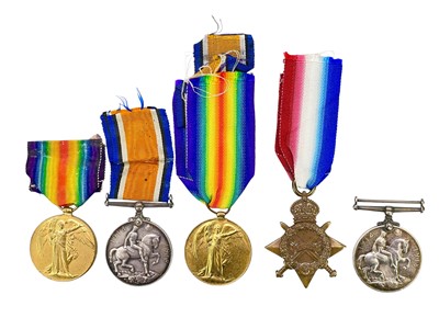Lot 524 - A WWI trio to Sgt W G Stephenson, Liverpool Regt.