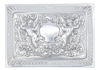 Lot 11 - A good Victorian silver jewellery casket by Henry William Curry.