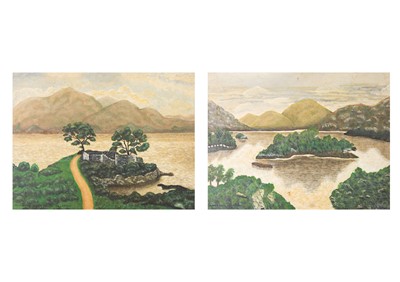 Lot 319 - Two naive Irish Views