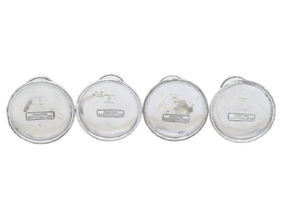 Lot 14 - Four Gorham Sterling silver pepperettes for J.E. CALDWELL & Co.