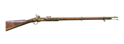Lot 205 - A good and crisp Victorian London Armoury Company Enfield pattern three-band percussion rifle.