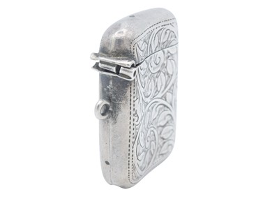 Lot 12 - A George V silver match holder/vesta case.