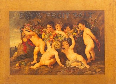 Lot 100 - An Eno's 'Fruit Salt' advertising chromolithograph.