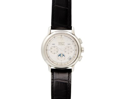 Lot 1022 - ZENITH - An El Primero Chronomaster automatic stainless steel gentleman's watch.