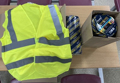 Lot 2101 - Flashband & Flourescent Vests.