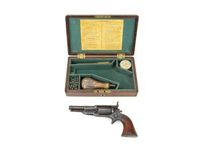 Lot 206 - A .31 Colt-Root 1855 model side-hammer percussion pocket revolver.