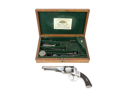 Lot 210 - A Frederick J Smith & Co .36 six shot self cocking revolver.