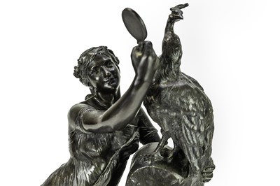 Lot 1 - Henri Louis Levasseur, a bronze Le beau Paon.