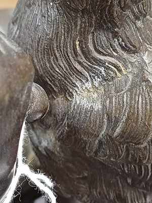 Lot 1 - Henri Louis Levasseur, a bronze Le beau Paon.