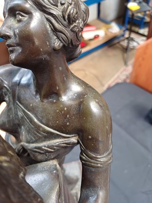 Lot 1 - Henri Louis Levasseur, a bronze Le beau Paon.