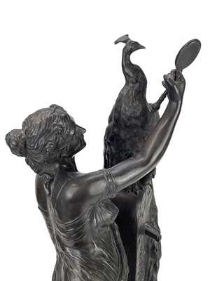 Lot 1 - Henri Louis Levasseur, a bronze Le beau Paon.