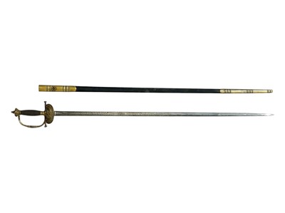 Lot 182 - A Victorian court sword.
