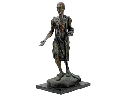 Lot 110a - Walker, a bronze figure of a beggar.