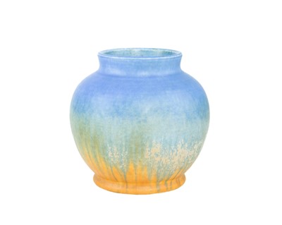 Lot 436 - A Ruskin Pottery crystalline glaze vase.