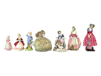 Lot 344 - A collection of Royal Doulton figures.