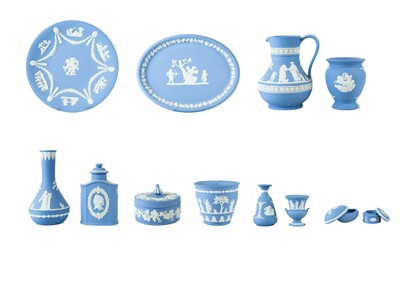 Lot 364 - A collection of Wedgwood Jasperware.