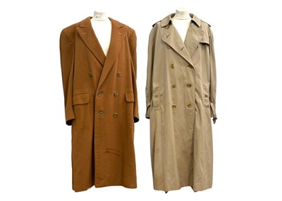Lot 298 - BURBERRY'S - two vintage gentleman's full length overcoats.