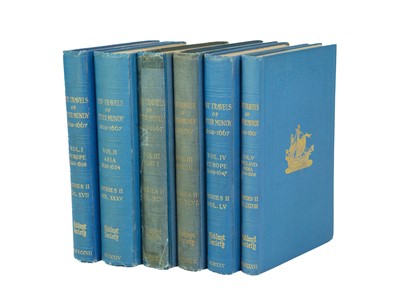 Lot 20 - (The Hakluyt Society) The Travels of Peter Mundy 1608-1667