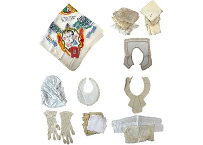 Lot 279 - A 1950s royal coronation scarf.