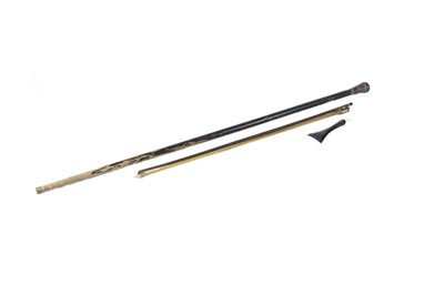 Lot 51 - An HMS Foudroyant Nelson commemorative copper and oak walking cane.