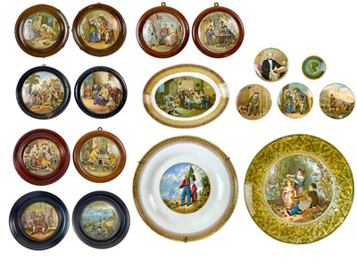 Lot 350 - A collection of Pratt Ware potlids.