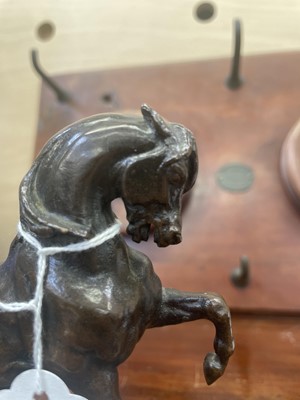 Lot 19 - After Antoine Louis Barye, a bronze figure of a horse.