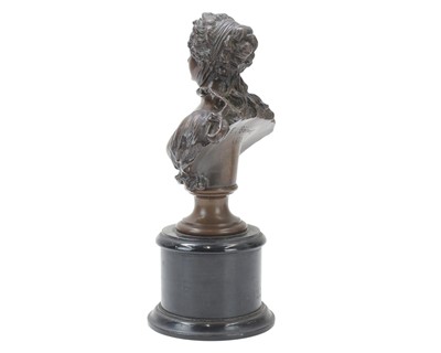 Lot 42 - Eugene Bormel (1858-1932), A bronze bust.