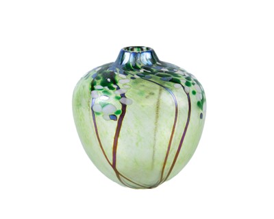 Lot 450 - A Norman Stuart Clarke glass vase.