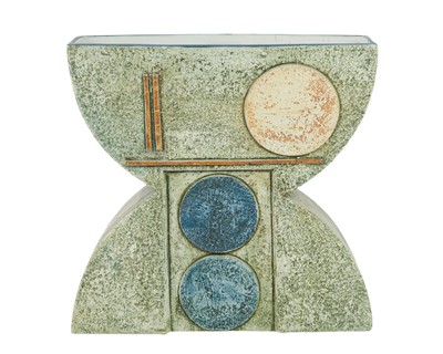 Lot 397 - A Troika pottery 'Anvil' vase.